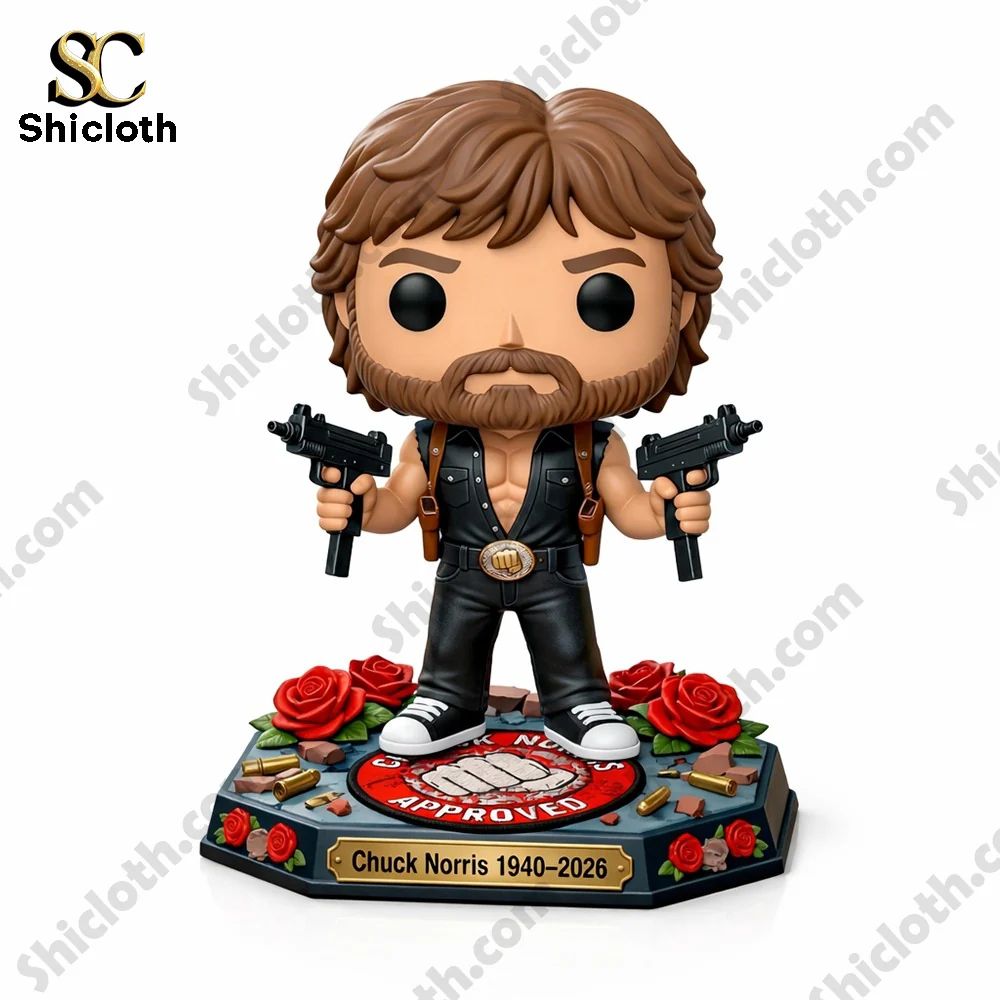 Chuck Norris Legend Icon 2026 Memorial Tribute Pop Figure