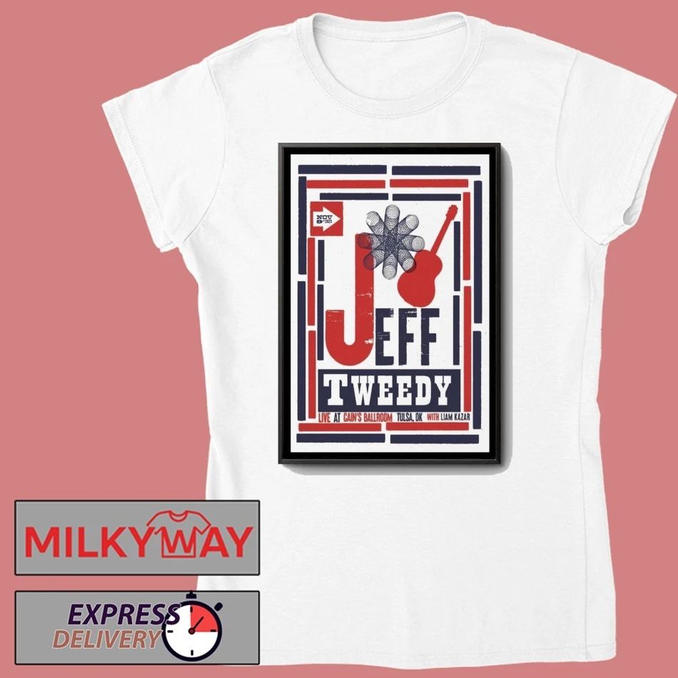 Jeff Tweedy Cain’s Ballroom Tulsa OK Tour Poster shirt