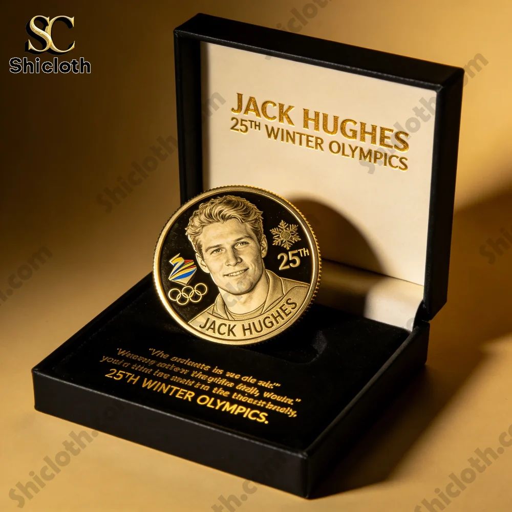 Jack Hughes 25th Winter Olympics Commemorative Coin