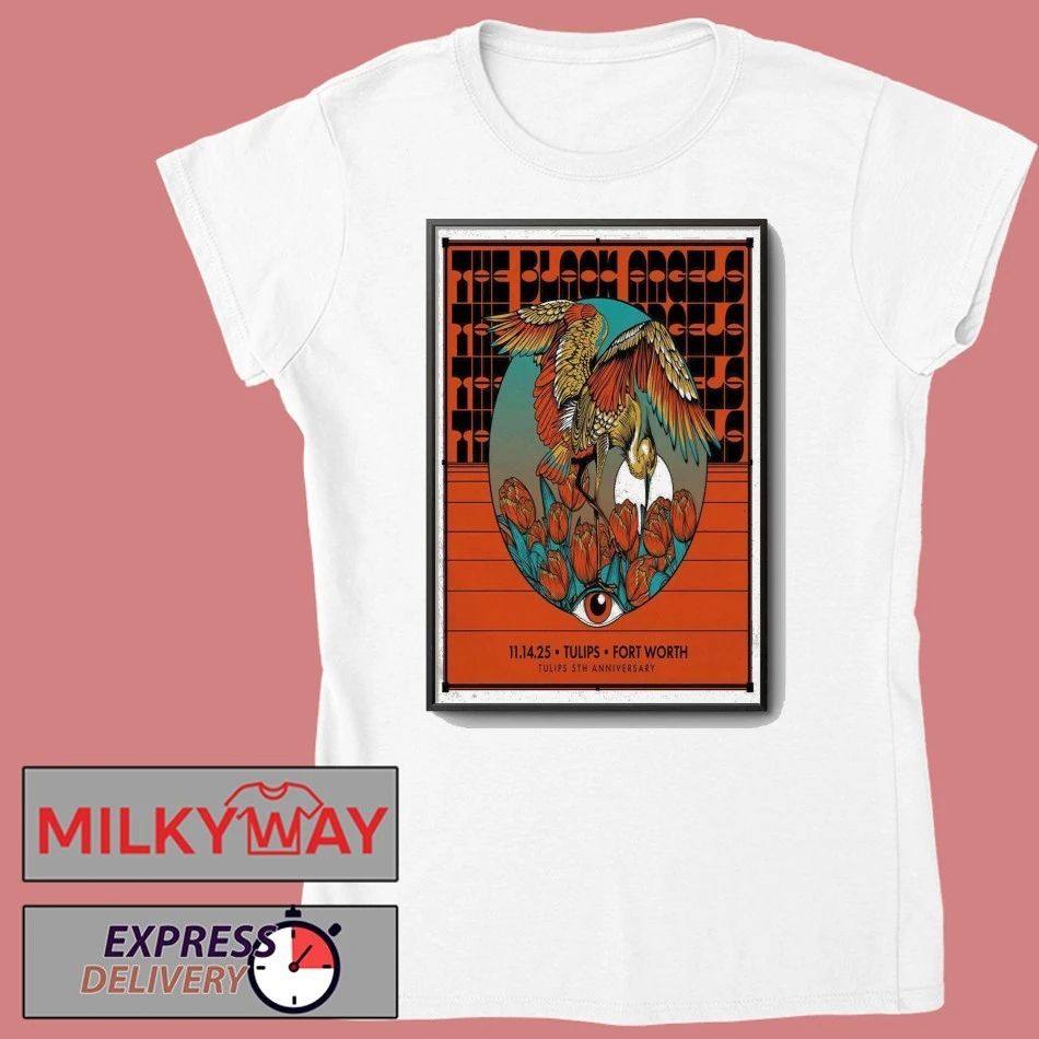 The Black Angels Nov 14 2025 Tulips FTW Fort Worth TX Poster shirt