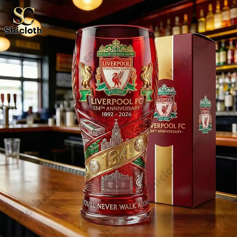 Liverpool Football Club 134Th Anniversary 2026 Beer Glass