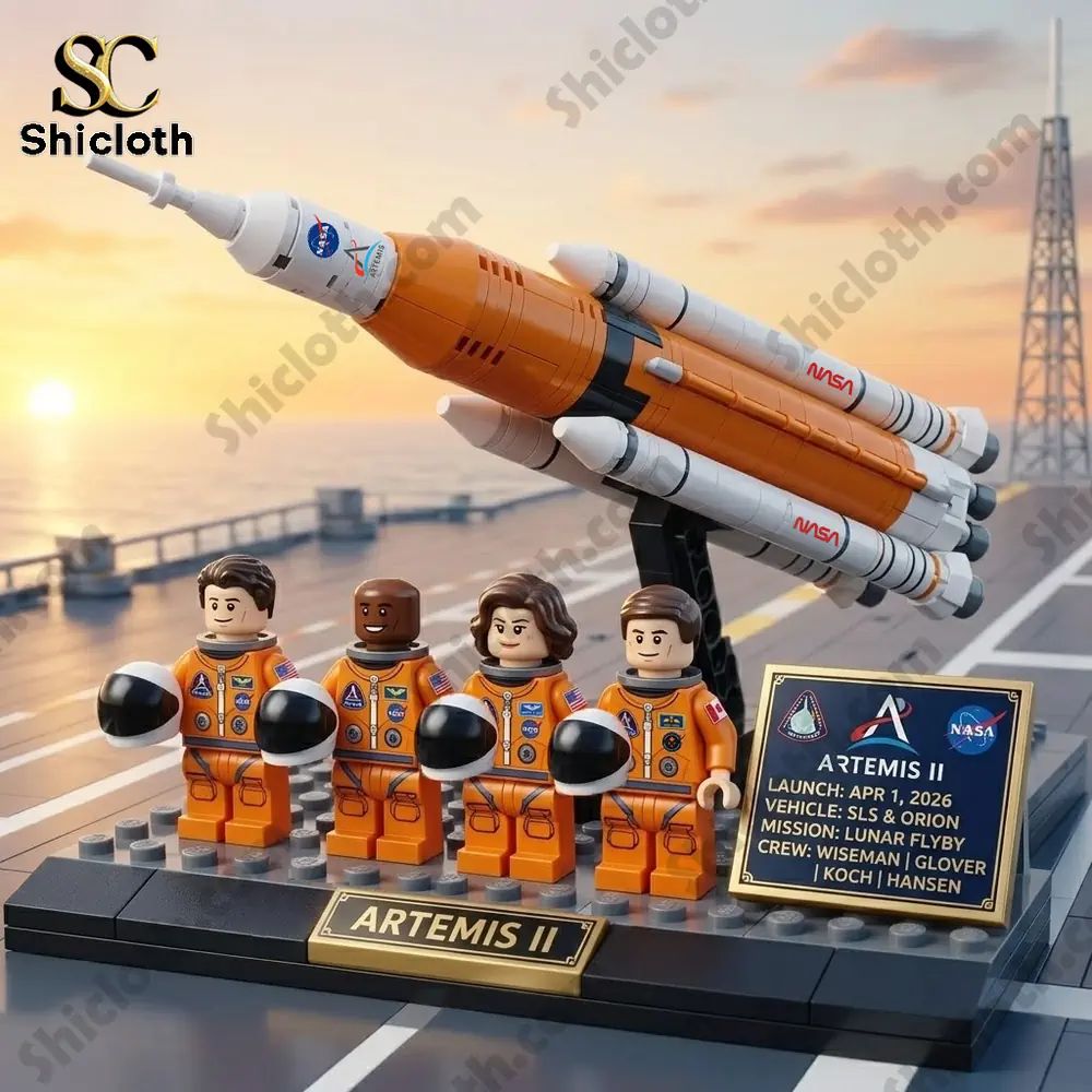 NASA Artemis II Building Brick Set