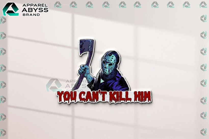 Jason Voorhees Edition 3D Car Name Emblem Sticker