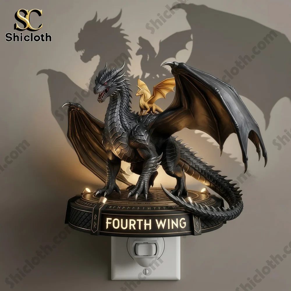 Fourth Wing:Tairn & Andarna Night Light