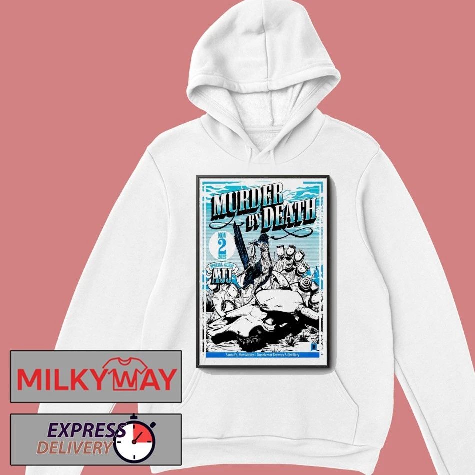 Murder By Death Tumbleroot Brewery & Distillery in Santa Fe NM November 2 2025 Poster shirt