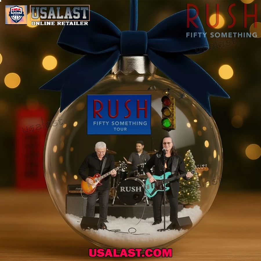 Rush Fifty Somthing Tour Christmas Ornament