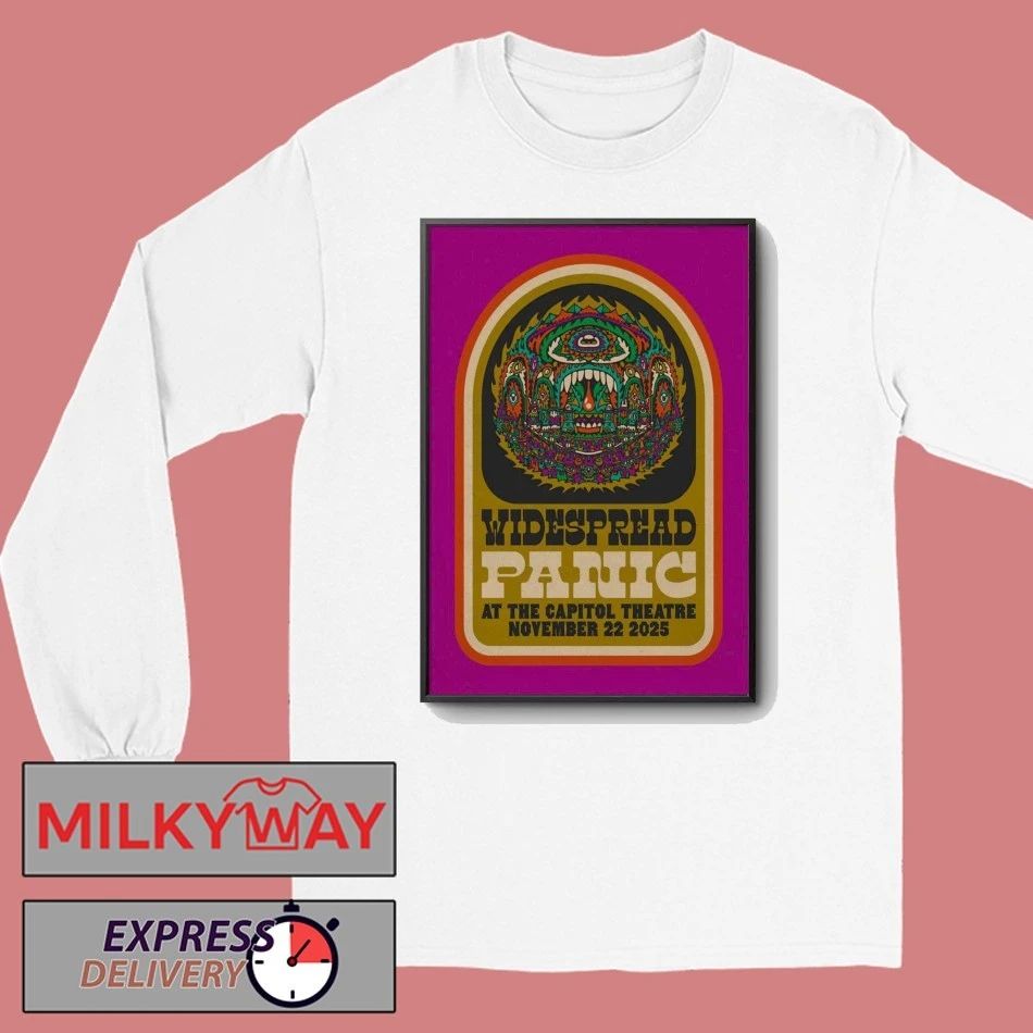 Widespread Panic Capitol Theatre in Port Chester NY November 22 2025 Poster shirt
