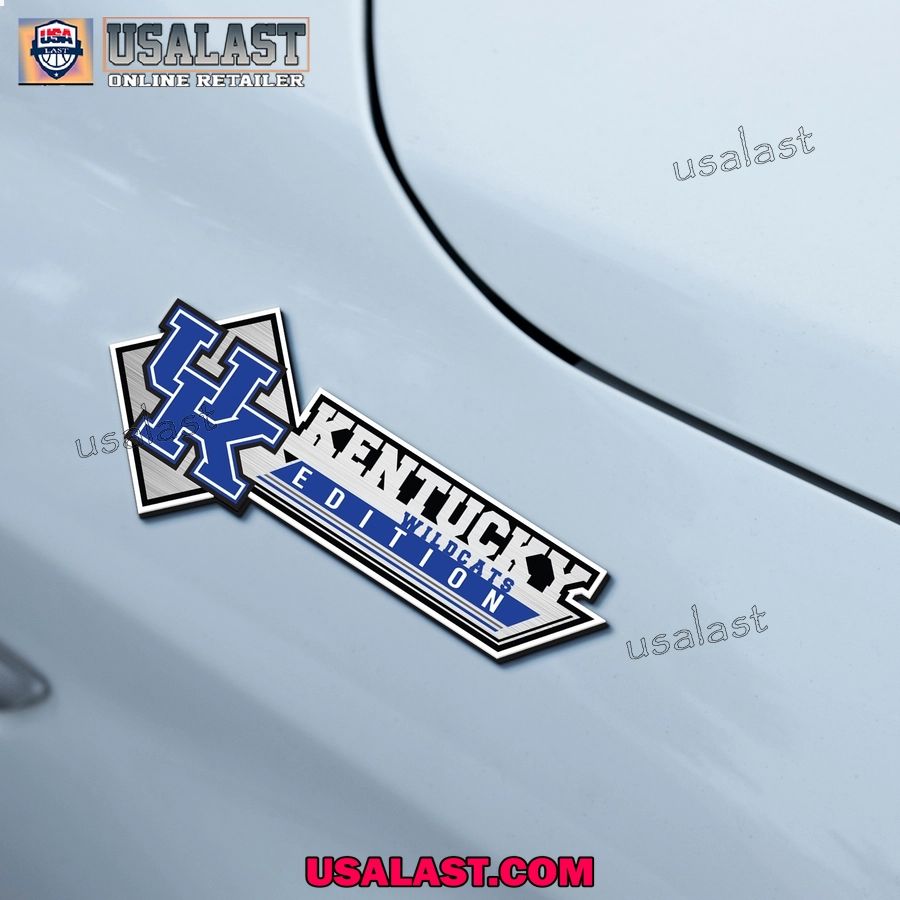 Kentucky Wildcats Edition 3D Car Badge Sticker