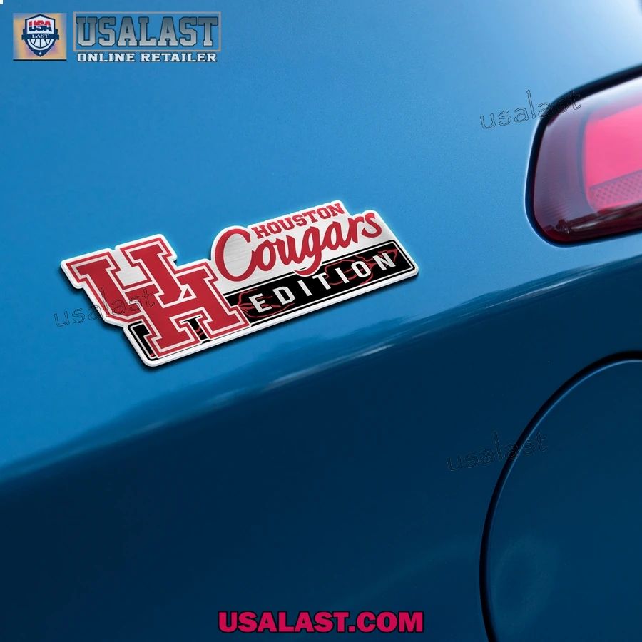 Houston Cougars Edition 3D Car Emblem Badge