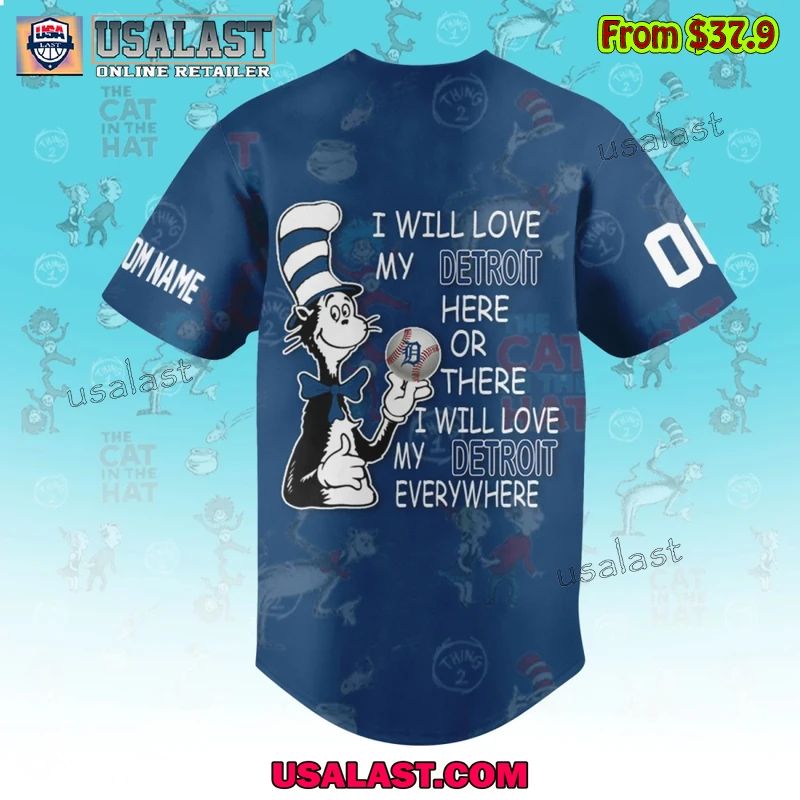 Detroit Tigers x Dr Seuss Baseball Jersey