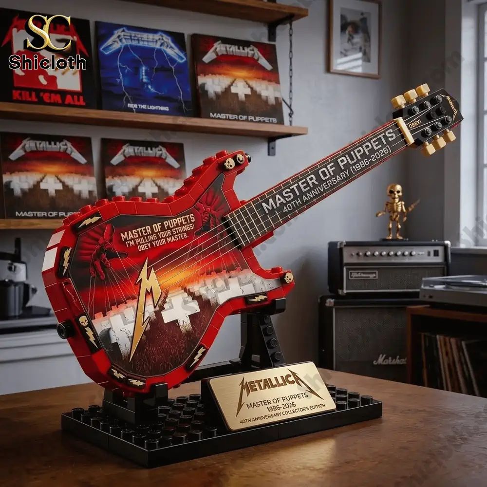 Metallica Master of Puppets 40th Anniversary Limited Edition Guitar Brick Set (1986-2026)