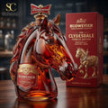 Budweiser Horse Clydesdale Tribute Edition Whiskey Bottle