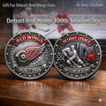 Detroit Red Wings 100th Anniversary Commemorative Coin