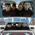 Dodge x Horror Movie Characters Car Sunshade, Car Windshield Cover