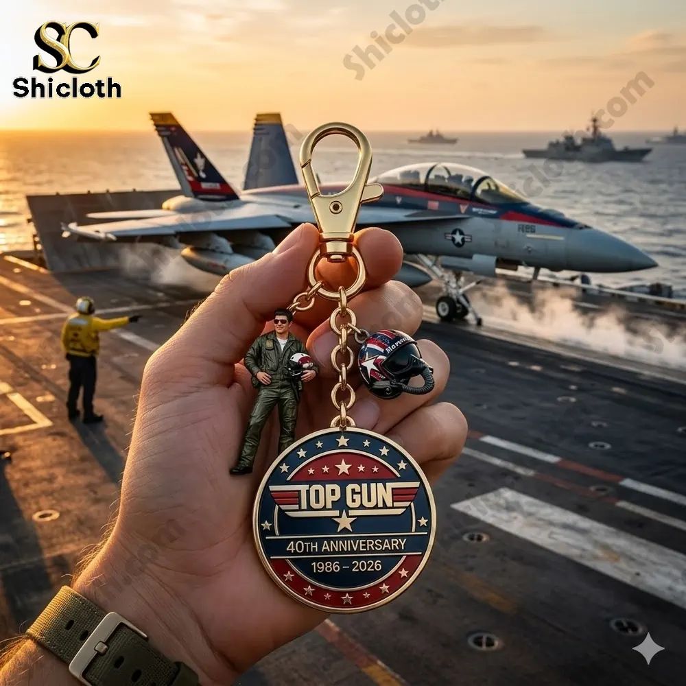 Gun 40th Anniversary (1986-2026) Keychain
