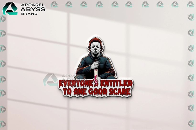 Michael Myers Edition 3D Car Name Emblem Sticker