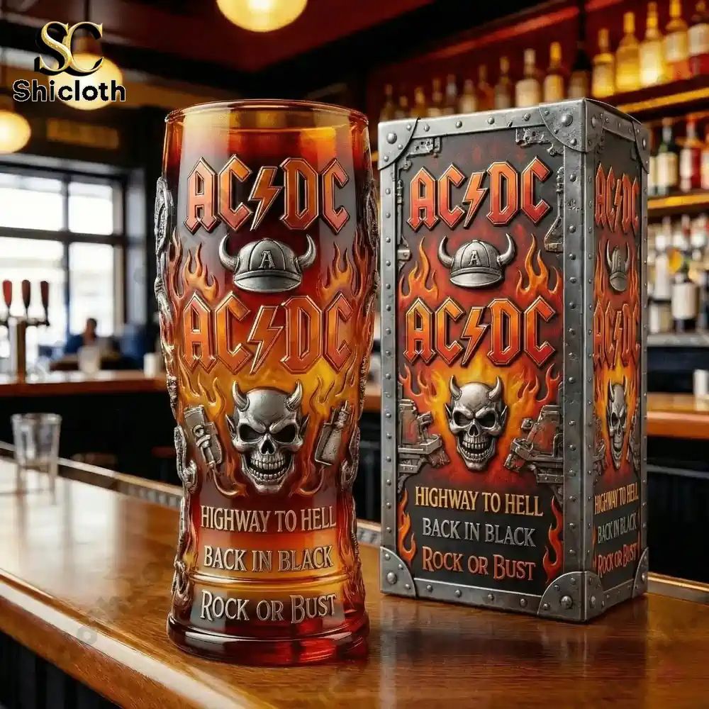 ACDC 53rd Anniversary Rock Legacy Beer Glass