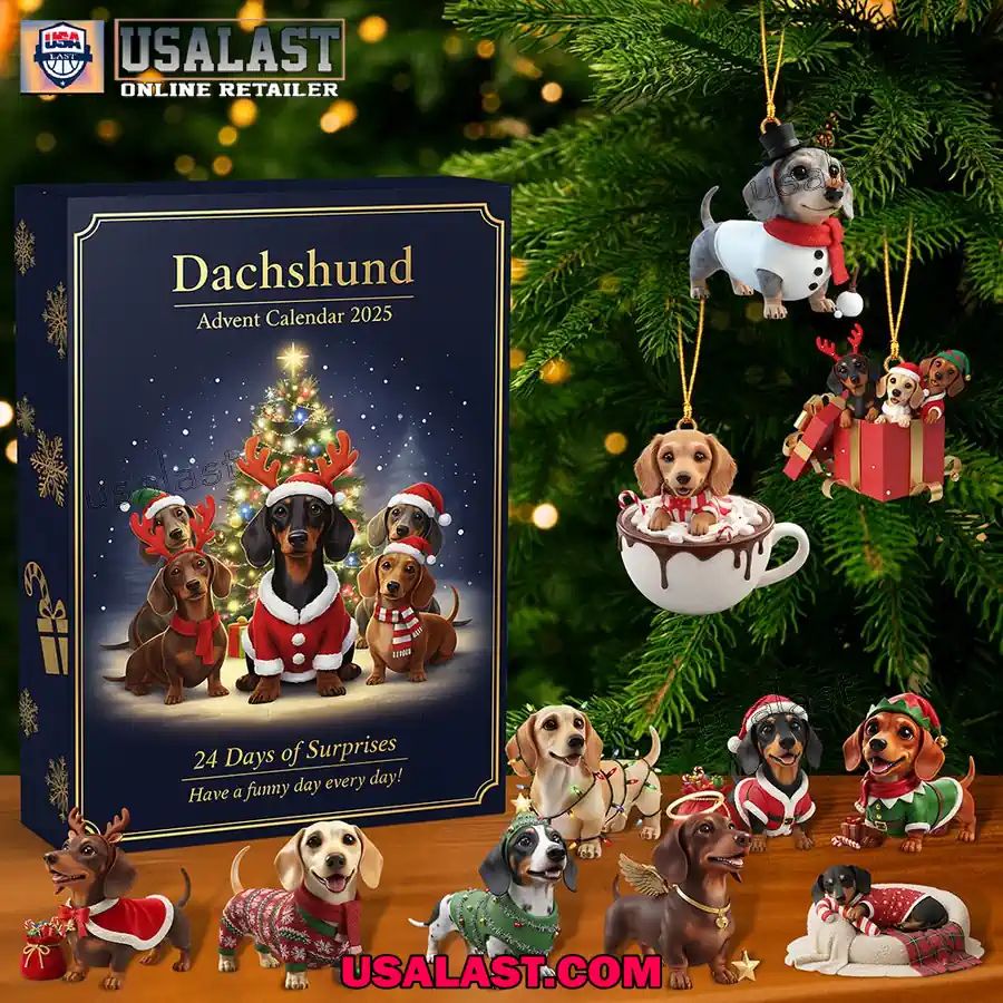 Dachshund Dog Advent Calendar 24 Days of Surprises