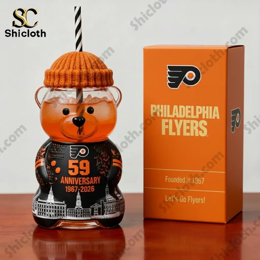 Philadelphia Flyers 59th Anniversary Bear Bottle – Limited Edition (1967-2026)