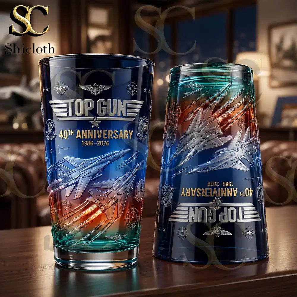 Gun 40th Anniversary Collector Beer Glass