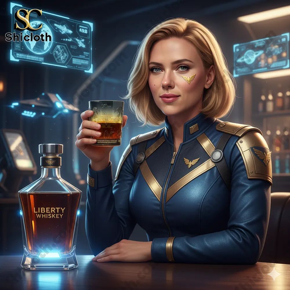 Helldivers 2 Super Earth High Command Whiskey Glass