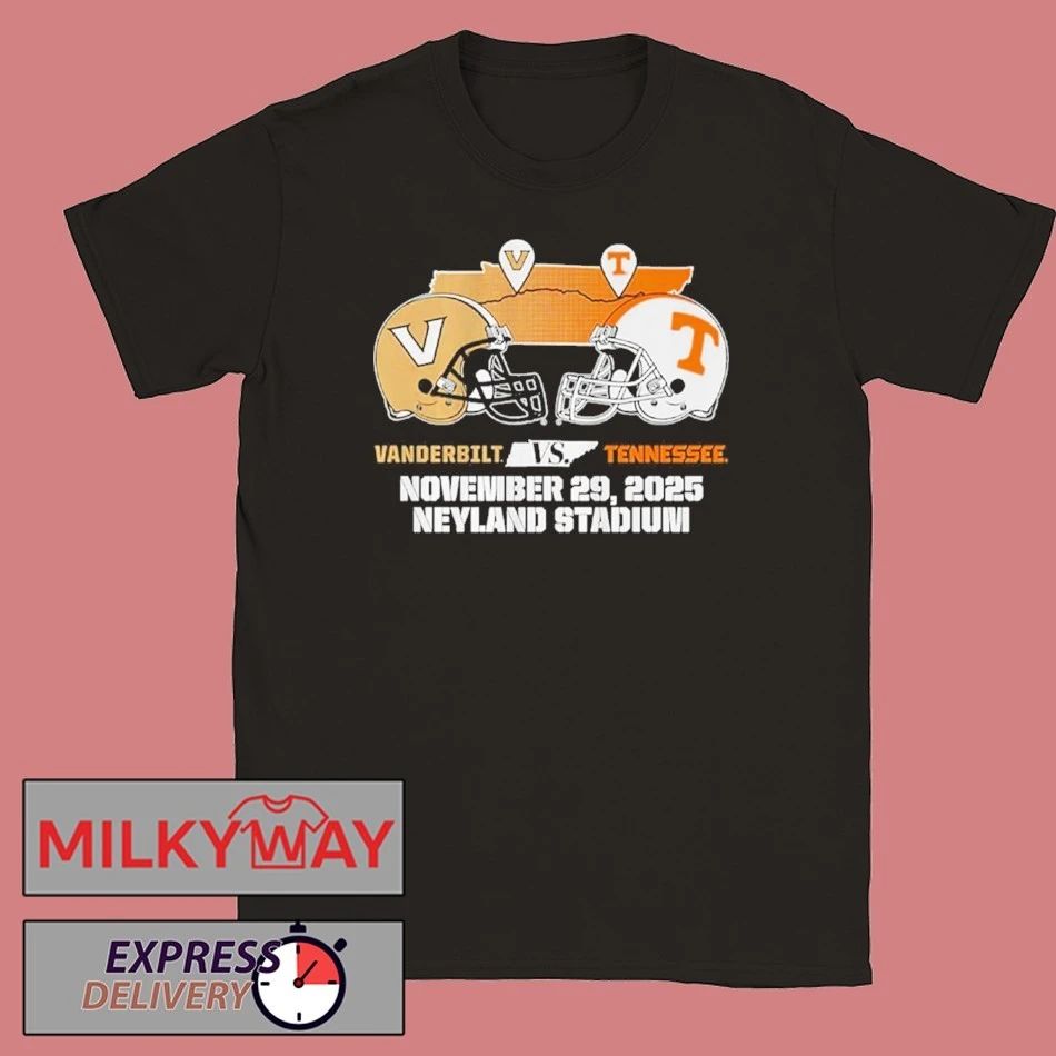 Tennessee Volunteers & Vanderbilt Commodores 2025 Matchup Shirt