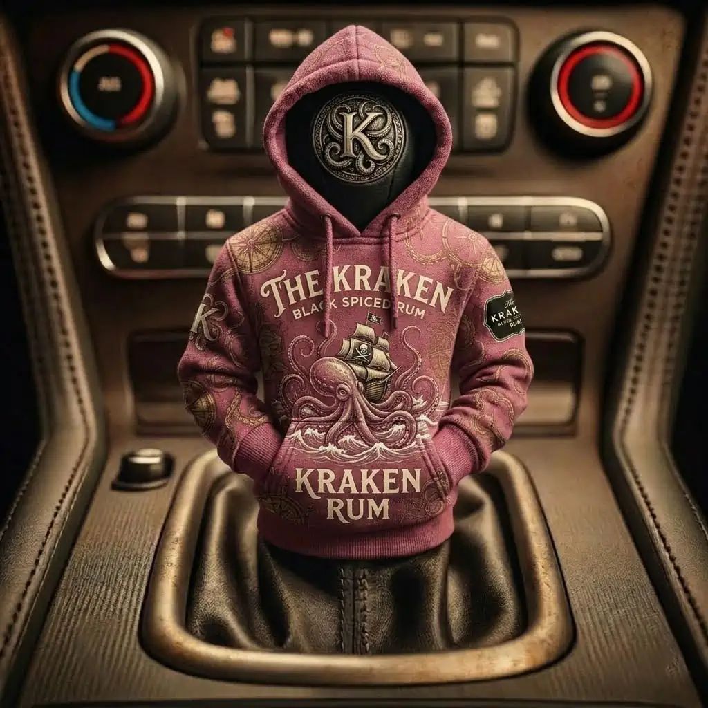 The Kraken Rum Edition 3d Octopus Car Gear Shifts Hoodies