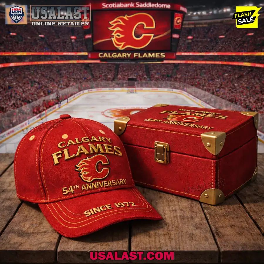 Calgary Flames 54th Anniversary 1972-2026 Classic Cap