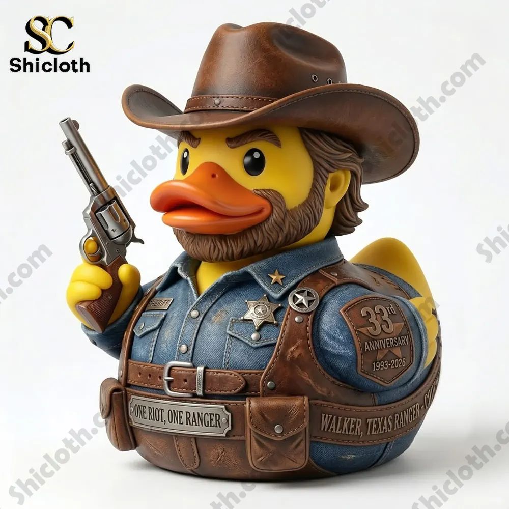 Chuck Norris Walker, Texas Ranger 33th Anniversary Rubber Duck