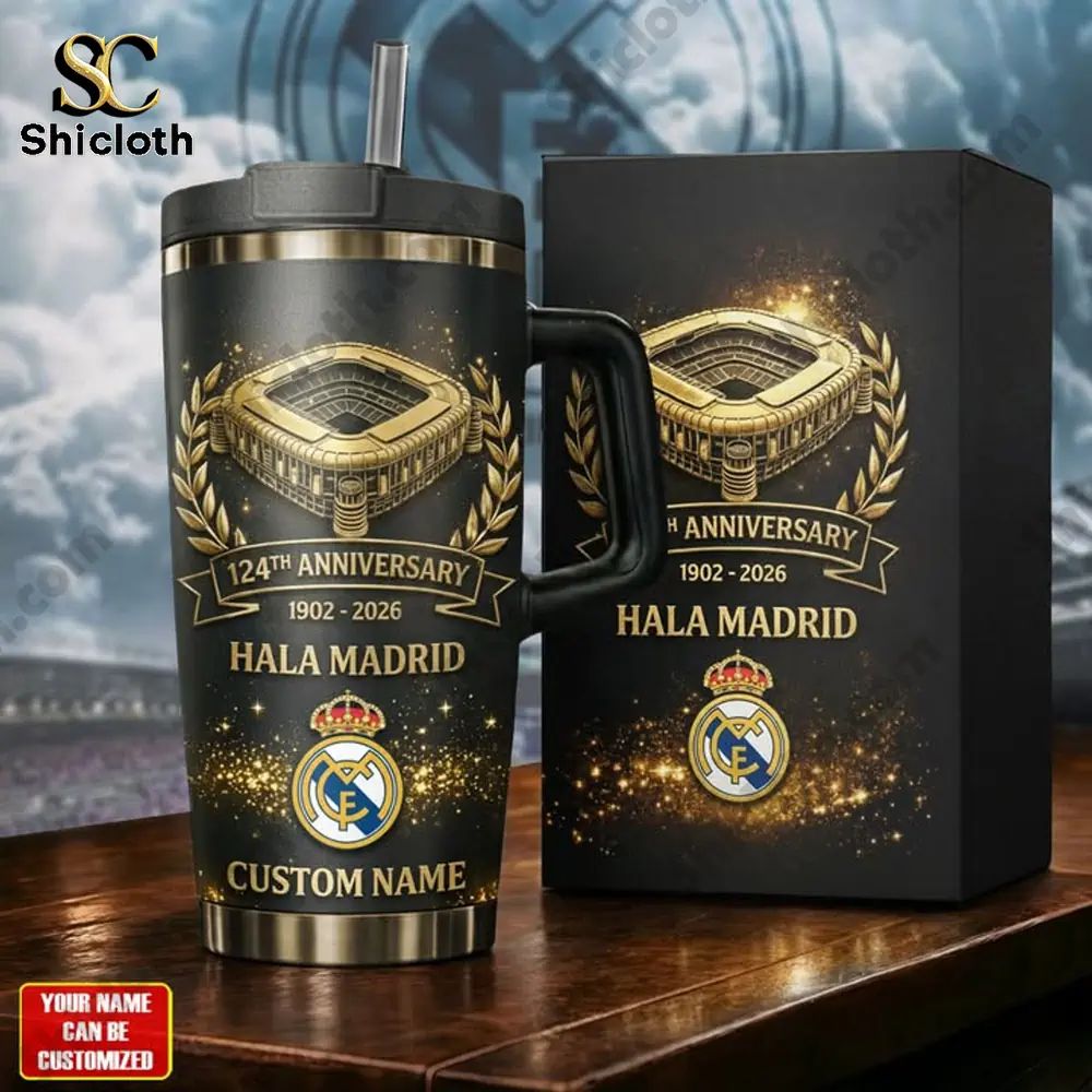 Real Madrid 124th Anniversary 1902-2026 Tumbler