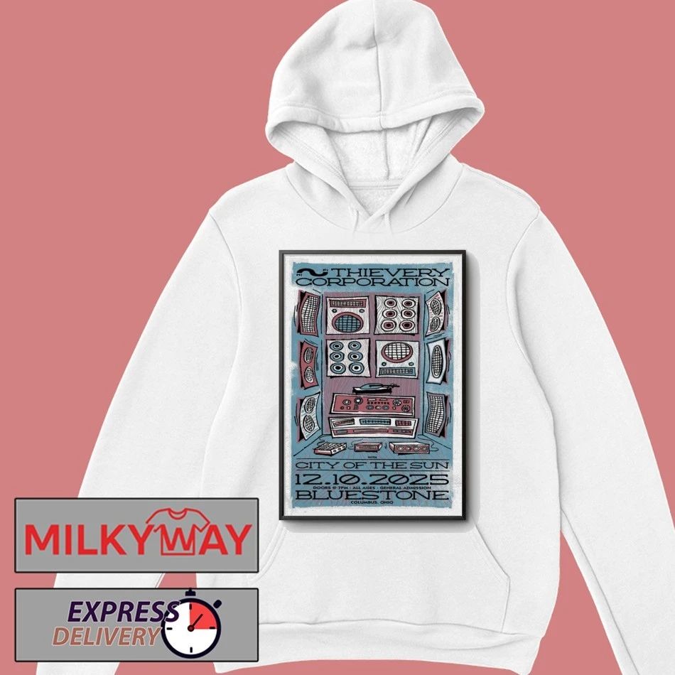 Thievery Corporation At The Bluestone On Dec 10 2025 Poster shirt