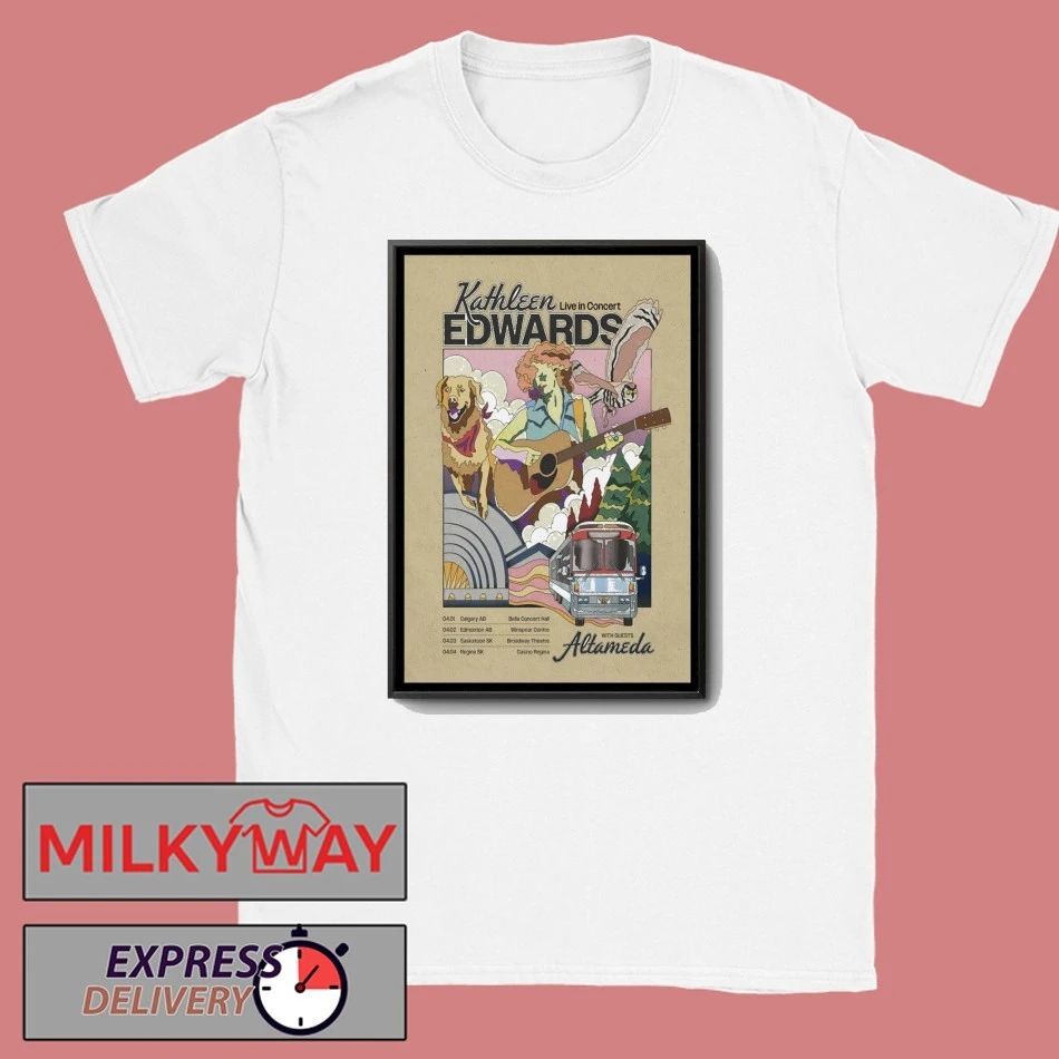 Kathleen Edwards Poster Western Canada 2026 Tour shirt