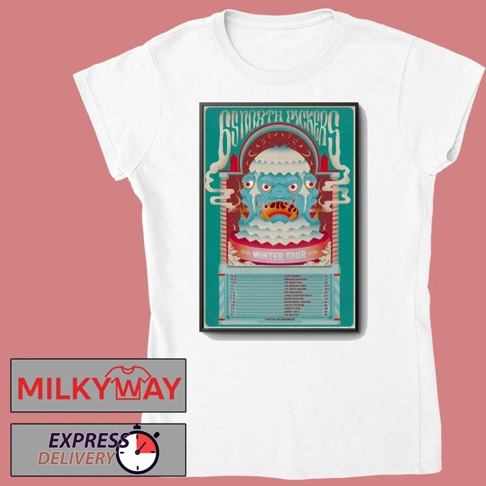 65 North Pickers 2026 Winter Tour Poster shirt