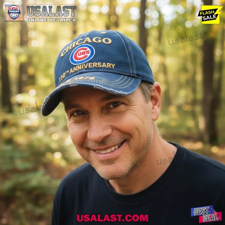 Chicago Cubs 150th Anniversary 1876-2026 Classic Cap