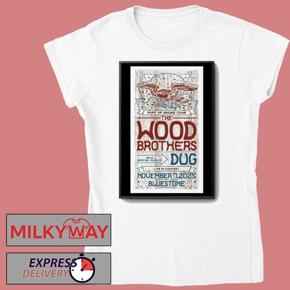 The Wood Brothers Tour Columbus On Nov 7 2025 Poster shirt