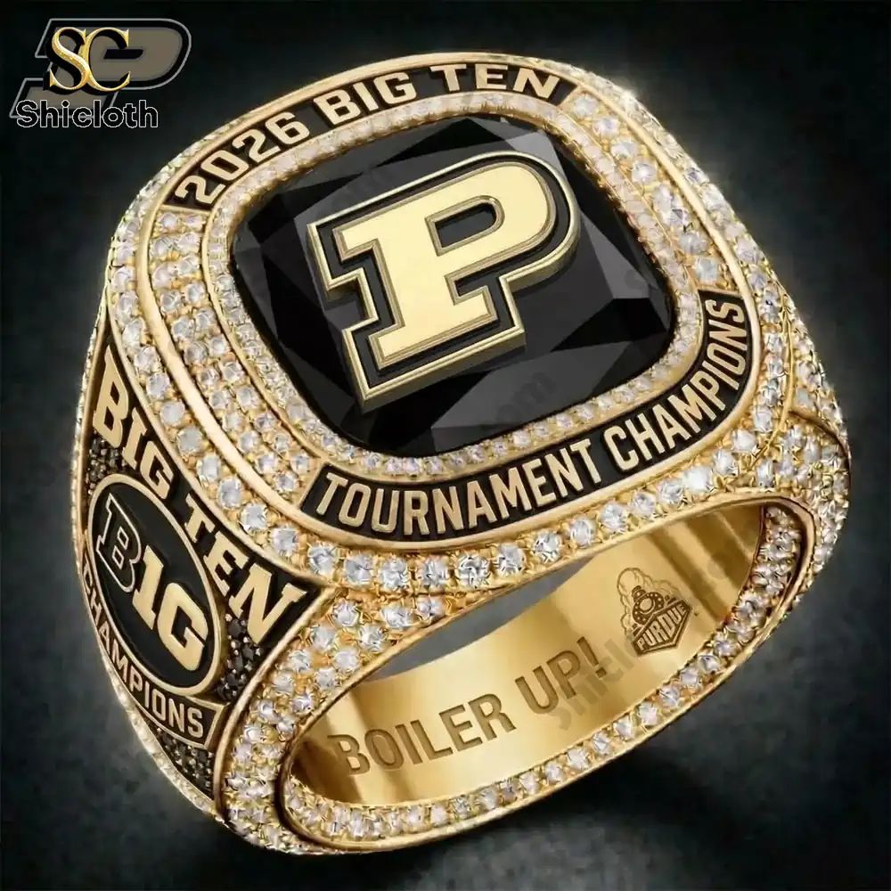 Purdue Boilermakers 2026 Big Ten Tournament Champions Ring
