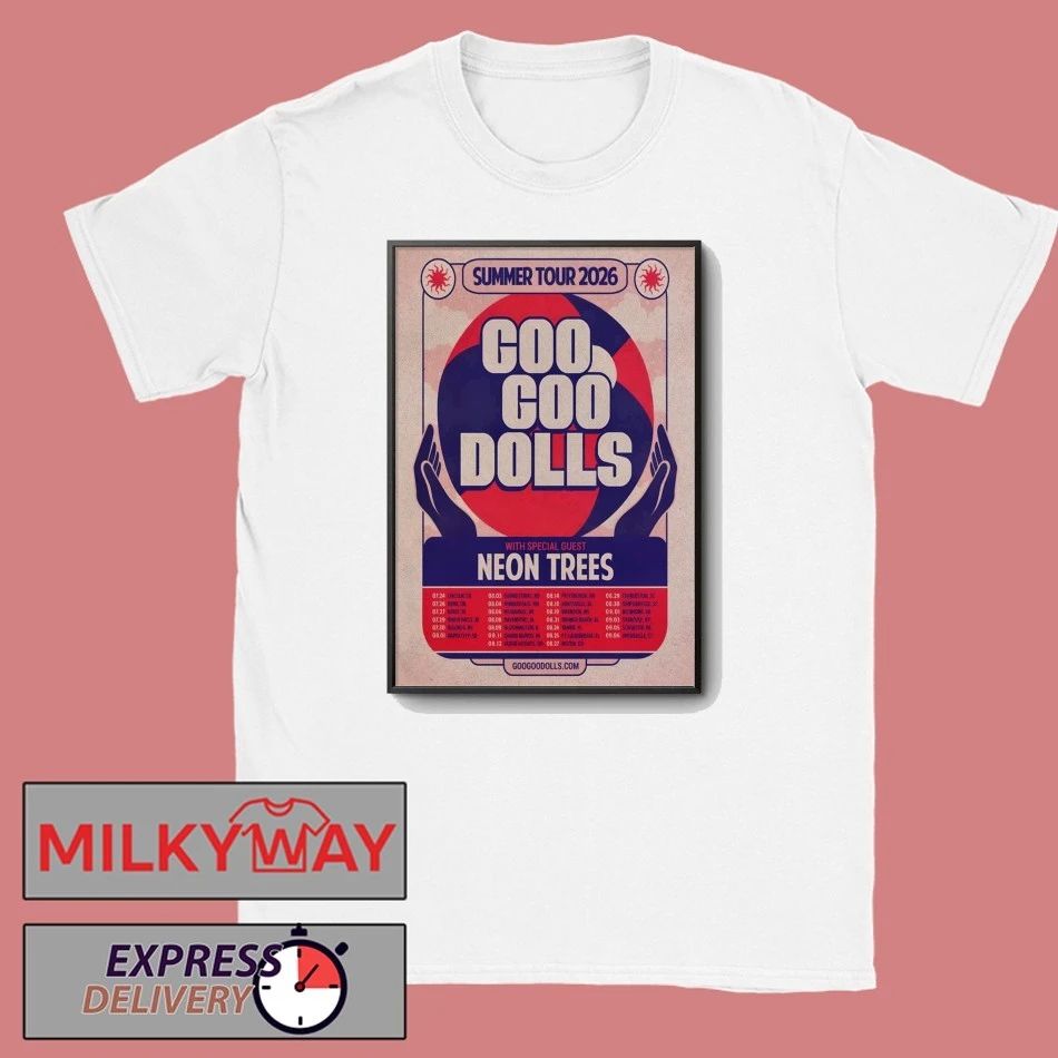 Poster Goo Goo Dolls Summer Tour 26 shirt