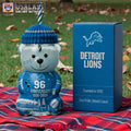Detroit Lions 96th Anniversary Collectible Bear Glass Cup