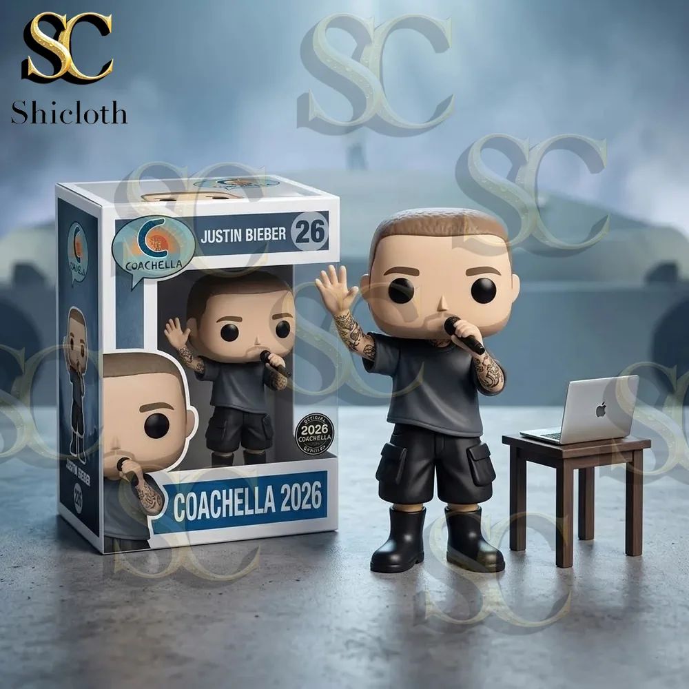 Coachella 2026 Justin Bieber Funko Pop Figure