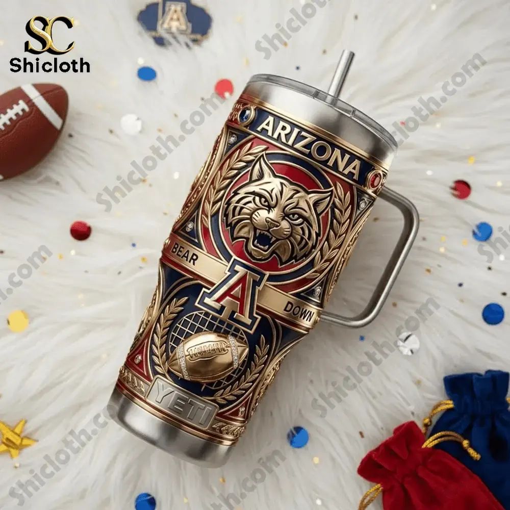 Arizona Wildcats Bear Down Yeti Tumbler