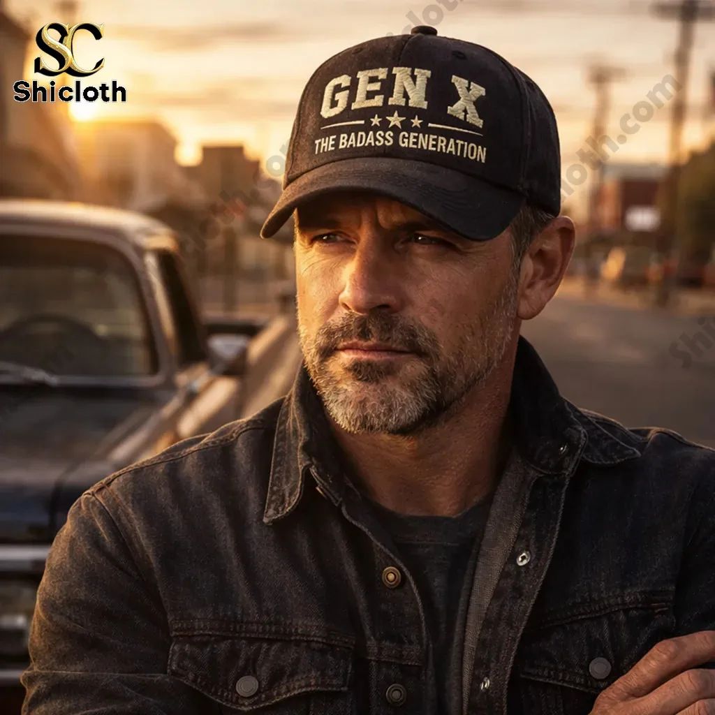 Gen X The Badass Generation Embroidery Cap Hat