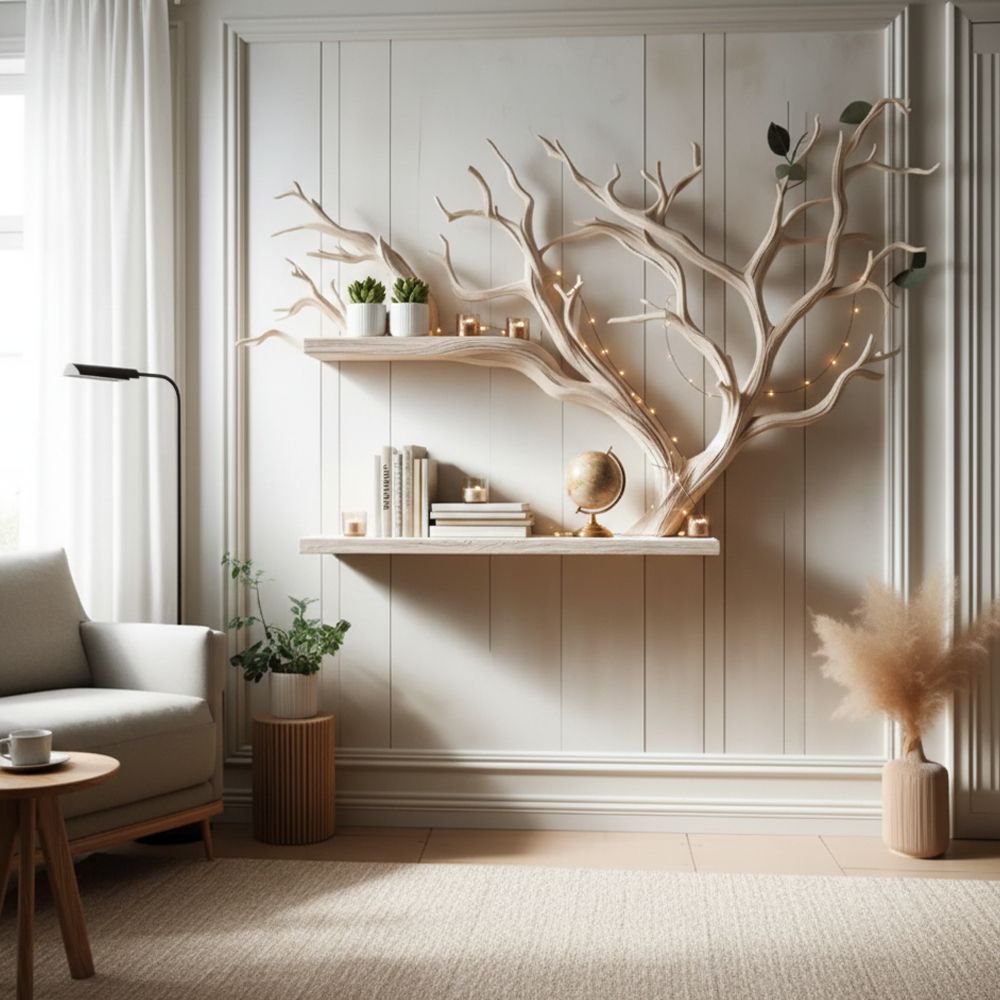 Handcrafted Tree Bookshelf – Where Art Meets Function