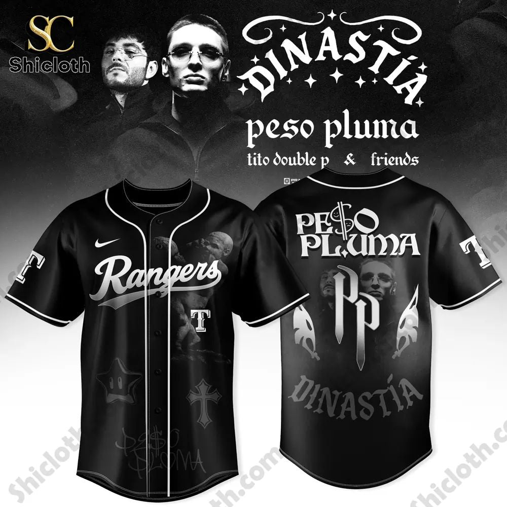 Texas Rangers x Peso Pluma Dinast’a Tour 2026 Jersey
