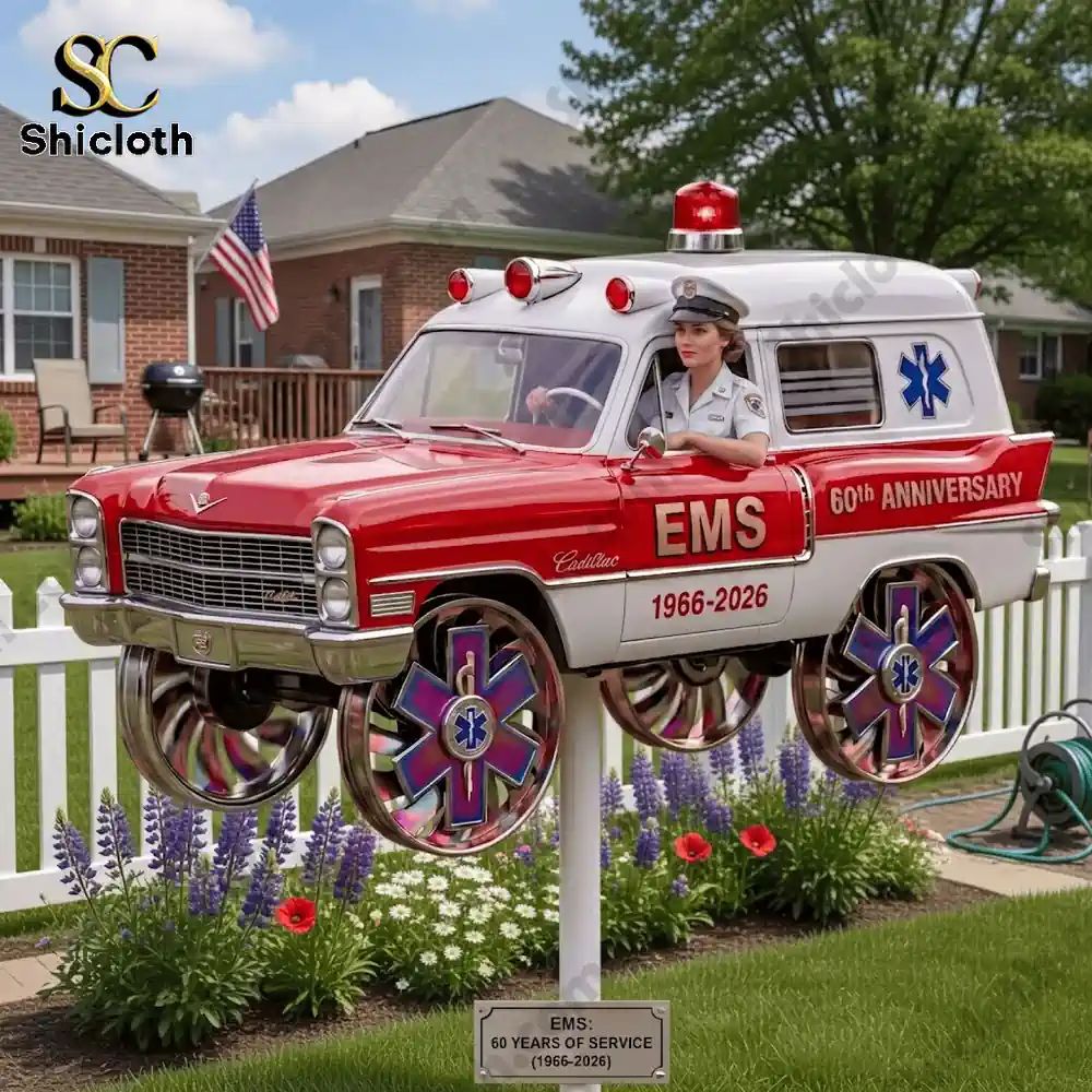 EMS 60th Anniversary Commemorative Rescue Garden Wind Spinner