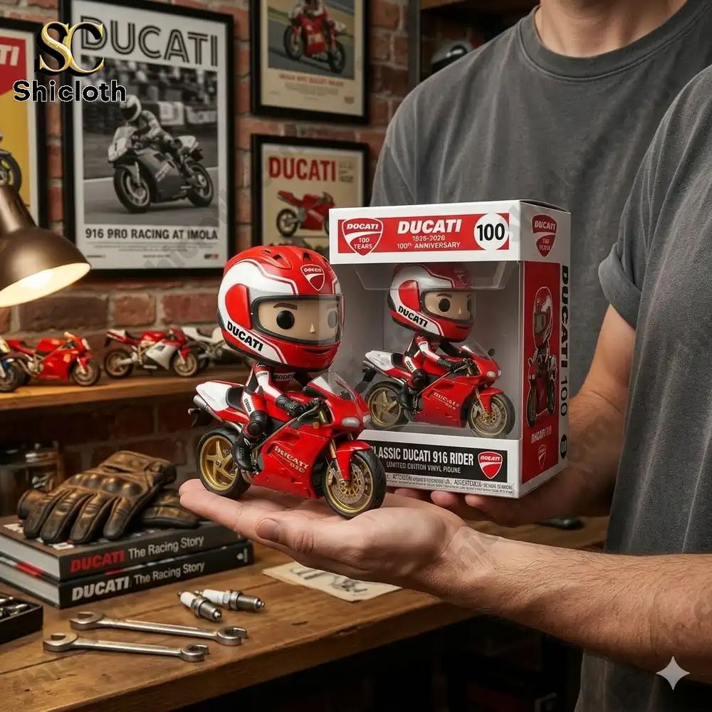 Ducati 100th Anniversary_ Classic 916 Rider Vinyl Figure
