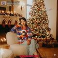 Boise State Broncos Bleed Blue Ugly Christmas Jumper