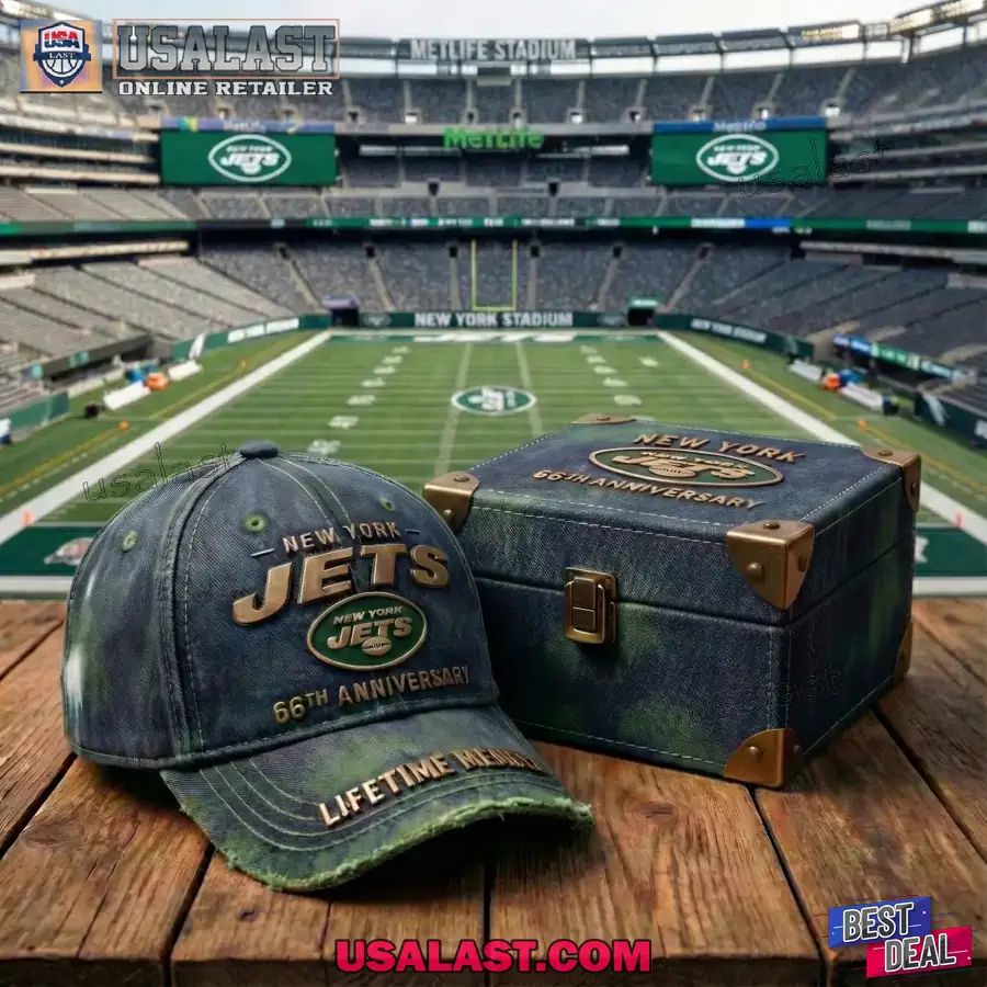 New York Jets 66th Anniversary 1960-2026 Baseball Cap