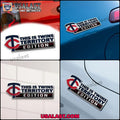 Minnesota Twins Edition Engraved Car Name Badge
