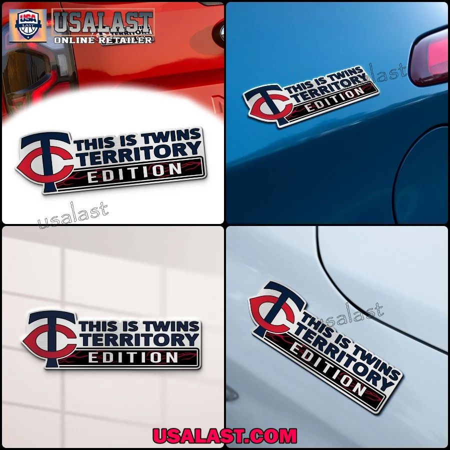 Minnesota Twins Edition Engraved Car Name Badge