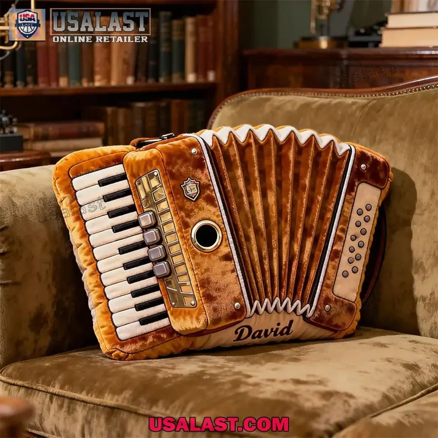 Personalized Classic Accordion Plush Pillow